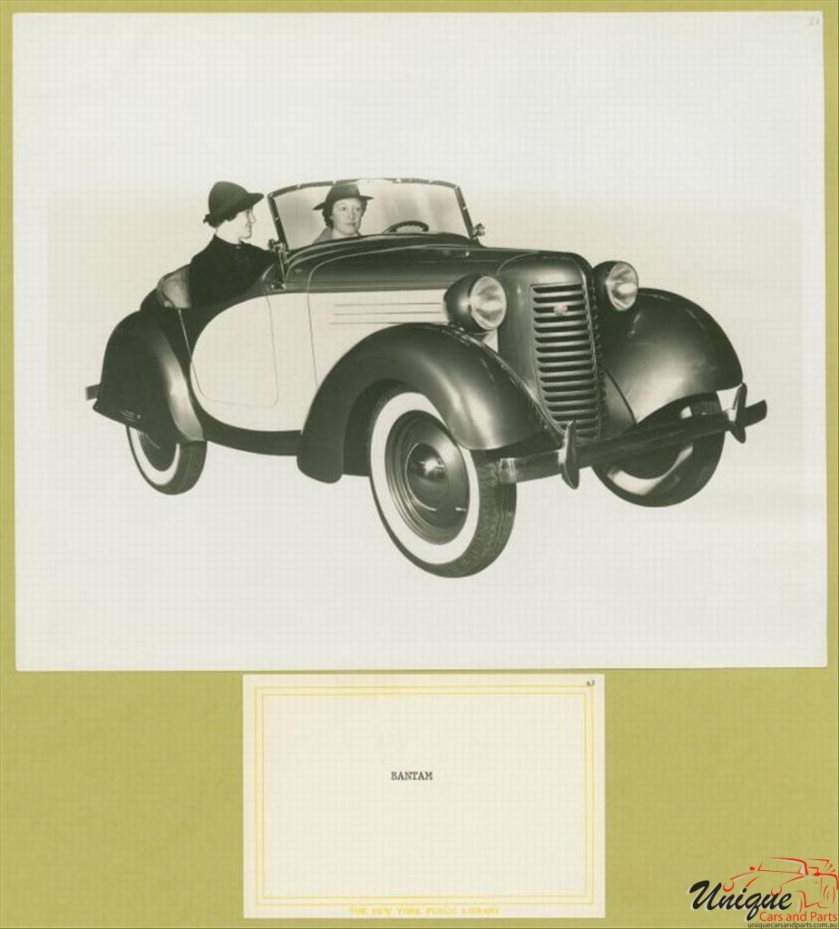 1937 American Bantam Brochure Page 4
